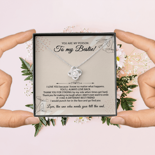 Gift for Bestfriend/ Bestie- The one who needs you till the end - JWshinee