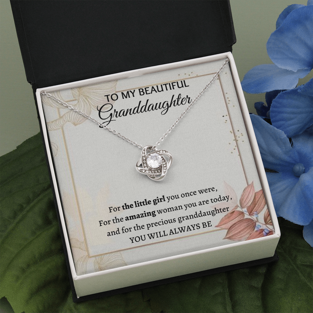 Gift for Granddaughter - For the precious granddaughter you will always be - JWshinee