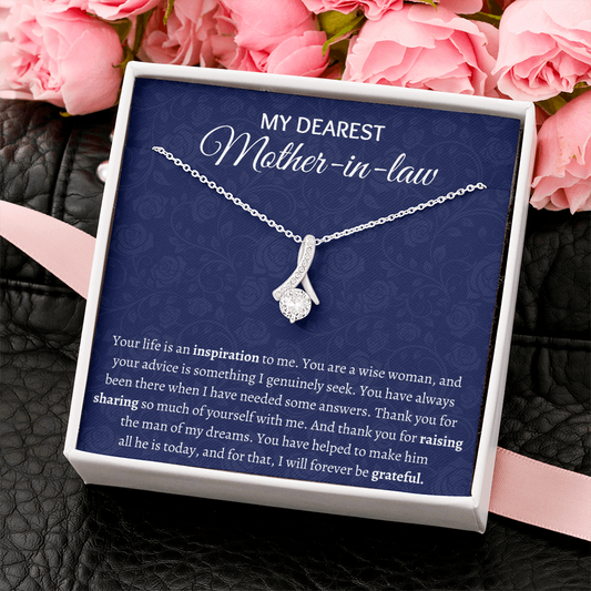 Gift for Mother - in - Law - You have helped to make him all he is today, and for that, I will forevew be grateful - JWshinee