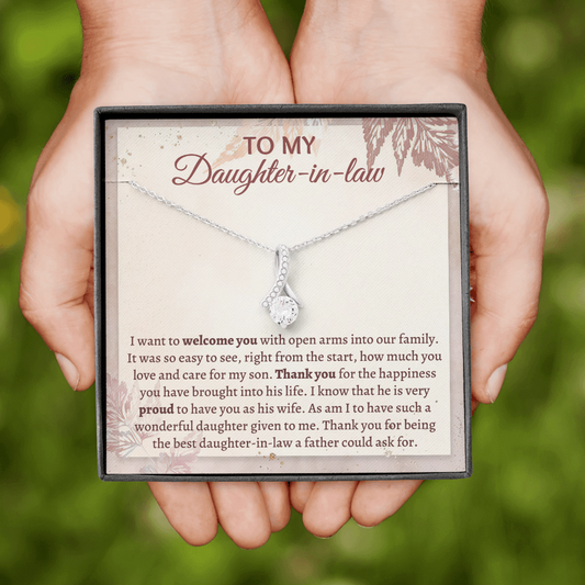 Gift for Daughter-in-law - Thank you for being the best daughter-in-law a father could ask for. - JWshinee