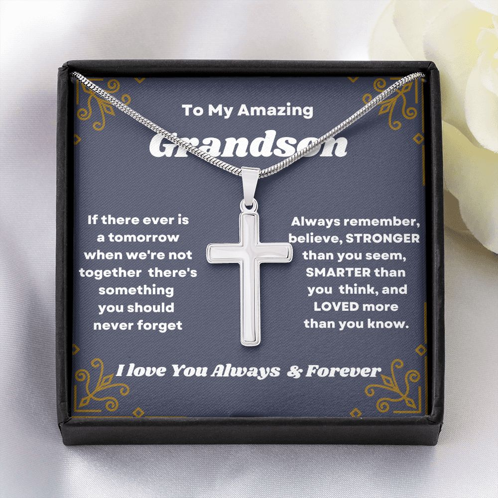 Gift Your Grandson a Meaningful and Lasting Memory with Grandma's Customized Necklace"