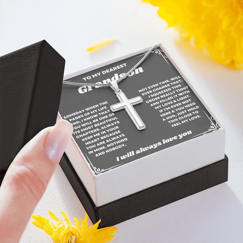 Celebrate the Holidays with Your Grandson with a Special Necklace Gift from Grandma"