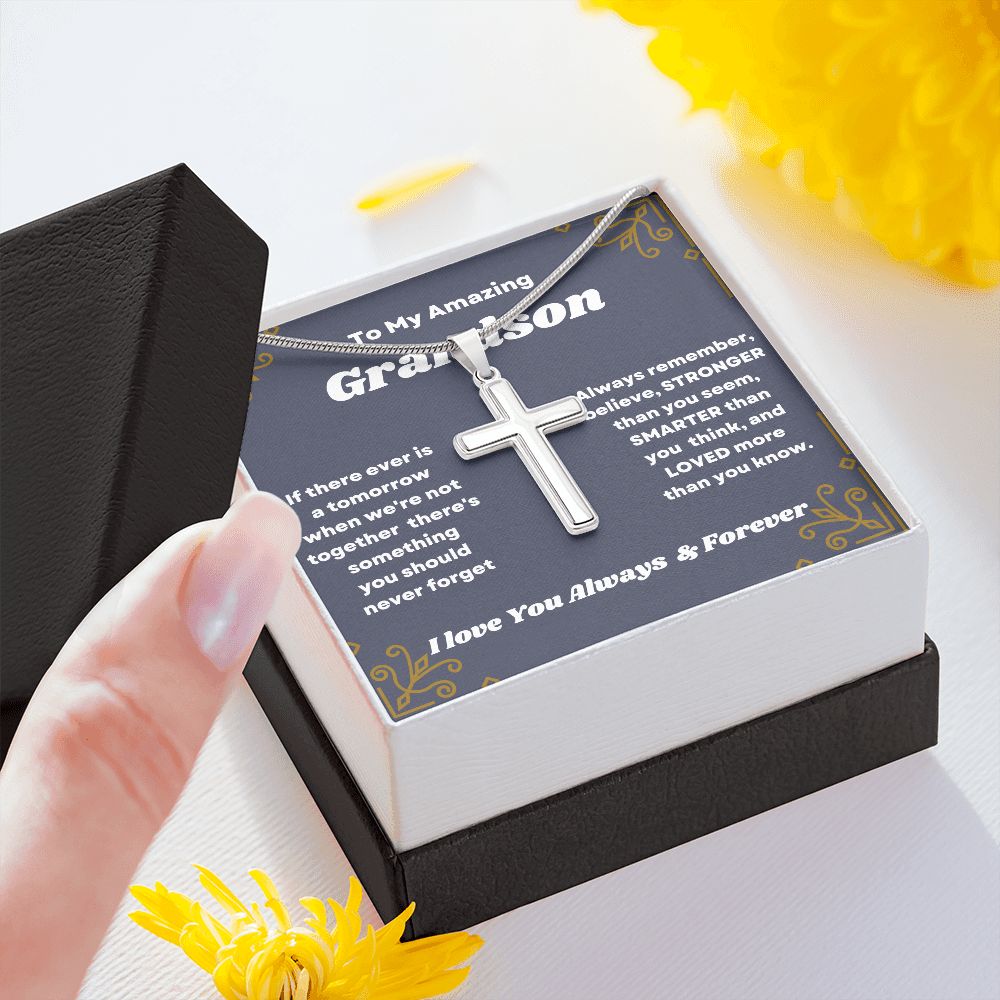 Gift Your Grandson a Meaningful and Lasting Memory with Grandma's Customized Necklace"