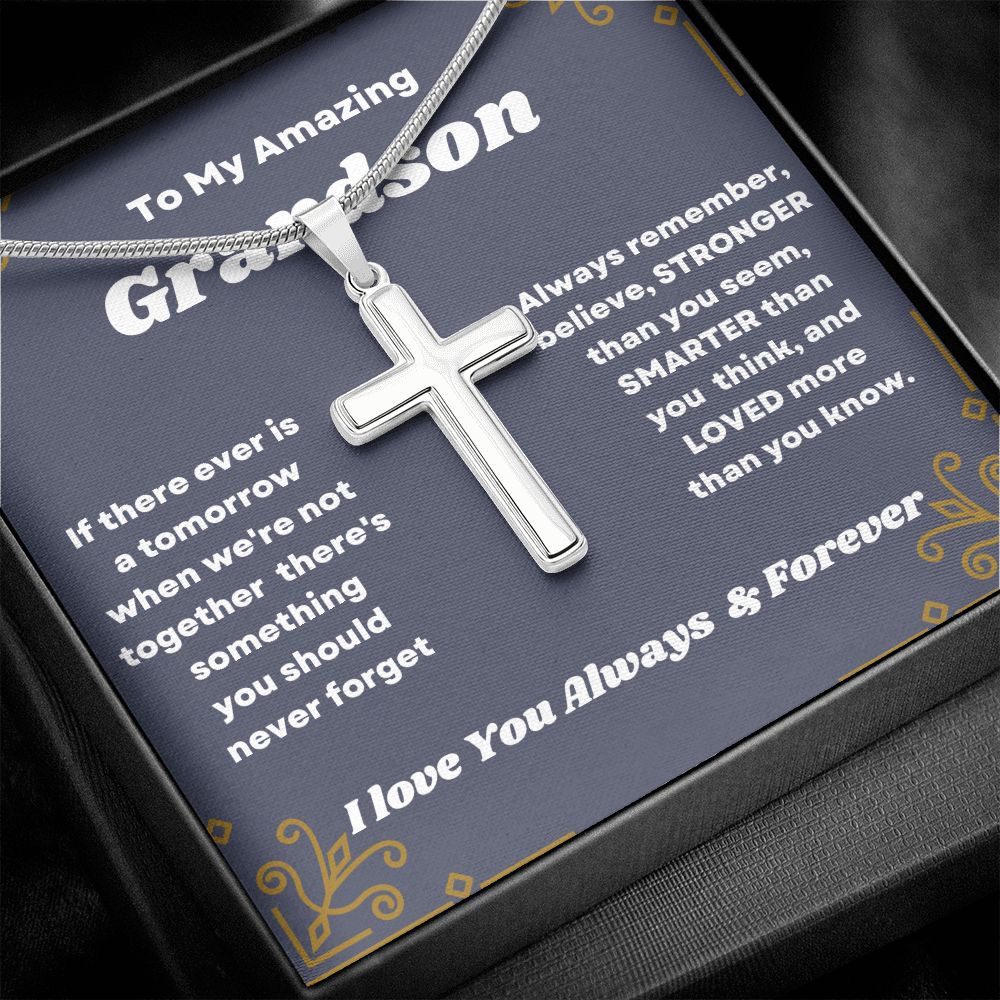 Gift Your Grandson a Meaningful and Lasting Memory with Grandma's Customized Necklace"