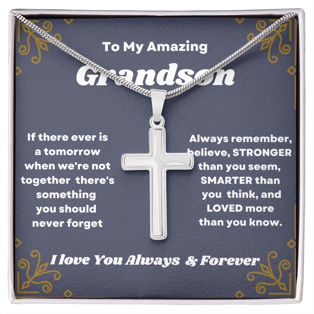Gift Your Grandson a Meaningful and Lasting Memory with Grandma's Customized Necklace"