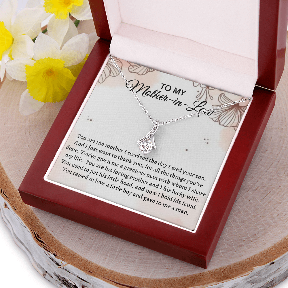 Gift for Mother - in - Law - You raised in love a tittle boy and gave to me a man - JWshinee
