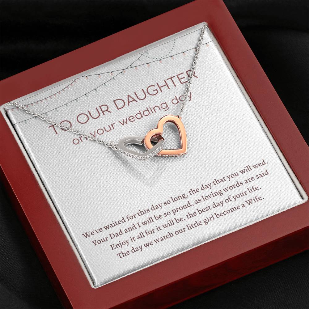Wedding gift for Daughter - We're waited for this day so long, the day we watch our little girl become a Wife - JWshinee