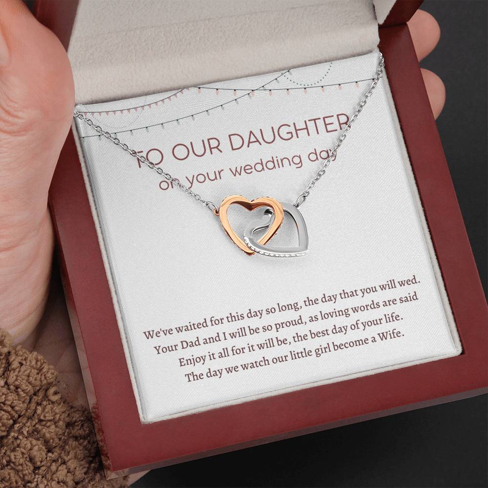 Wedding gift for Daughter - We're waited for this day so long, the day we watch our little girl become a Wife - JWshinee