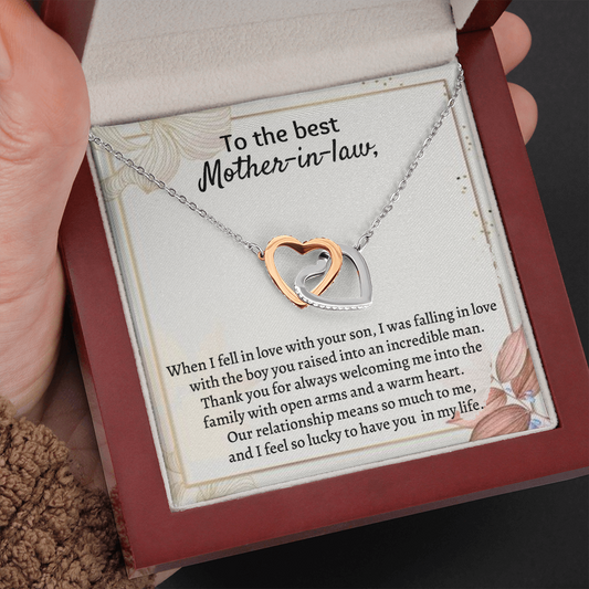 Gift for Mother - in - Law - Our relationship means so much to me, I feel so lucky to have you in my life - JWshinee