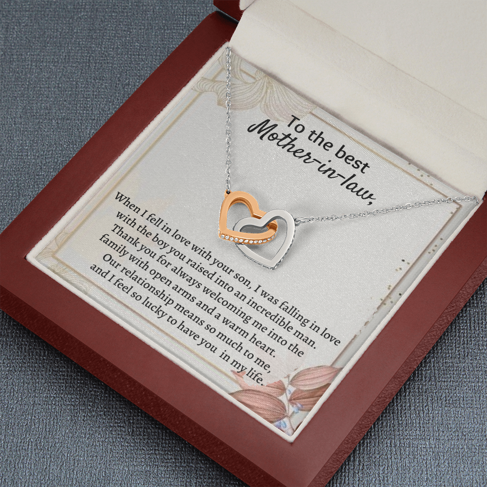 Gift for Mother - in - Law - Our relationship means so much to me, I feel so lucky to have you in my life - JWshinee