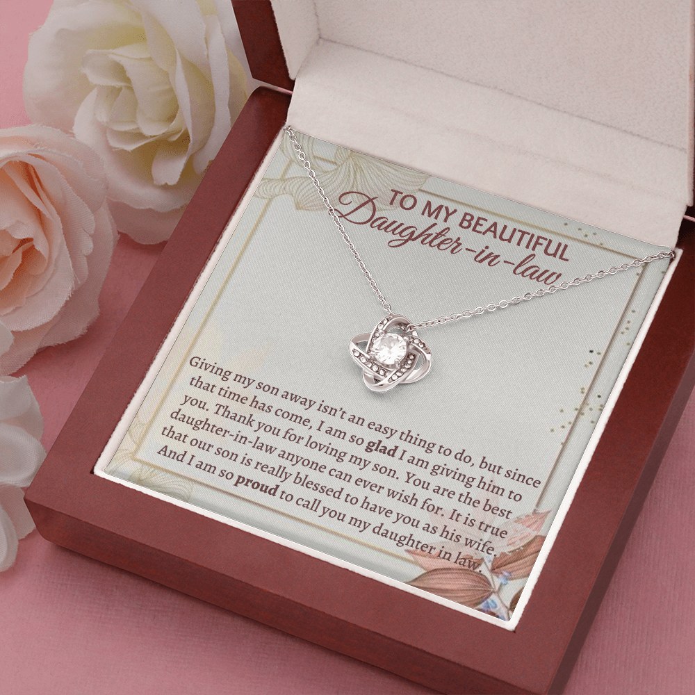 Gift for Daughter-in-law - I am so prouf to call you my daughter in law - JWshinee
