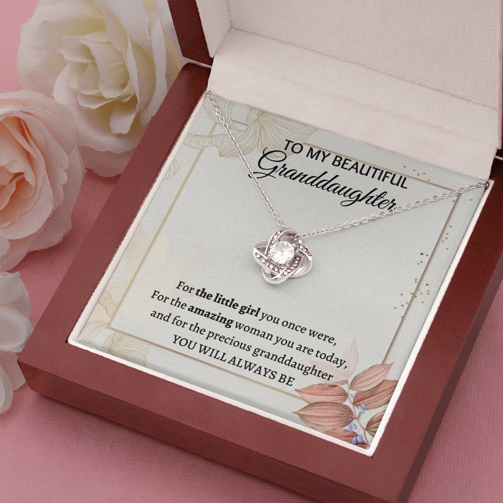 Gift for Granddaughter - For the precious granddaughter you will always be - JWshinee