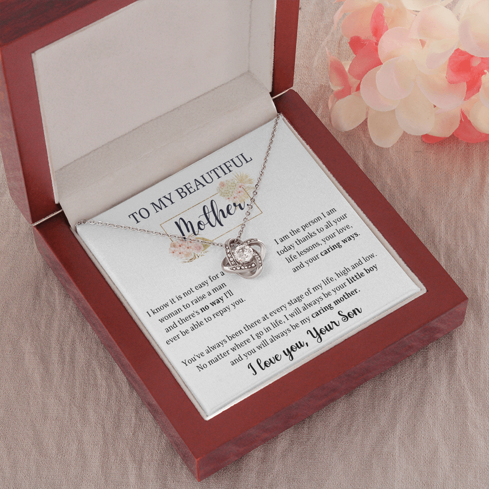 Gift for mom on mother's day- You'll always be my caring mother - JWshinee