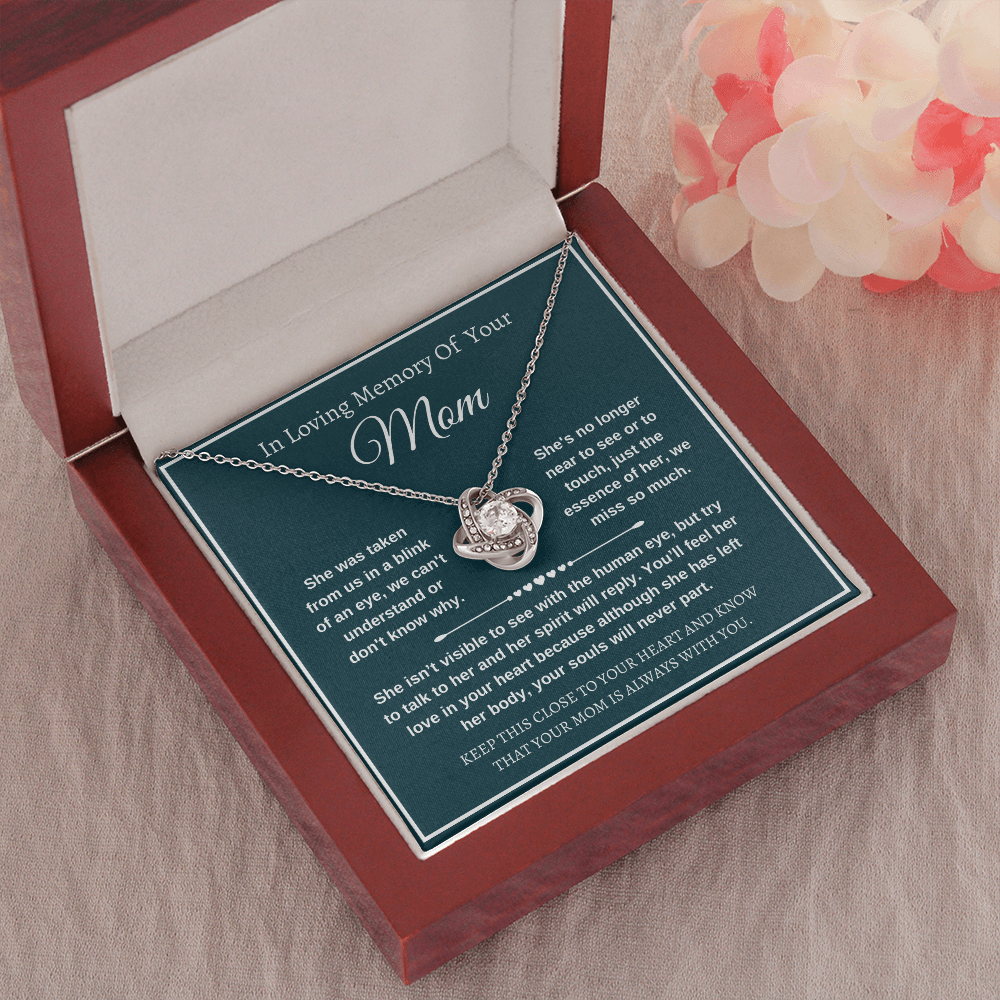 Memorial gift - Keep this close to your heart and know that your mom is always with you. - JWshinee