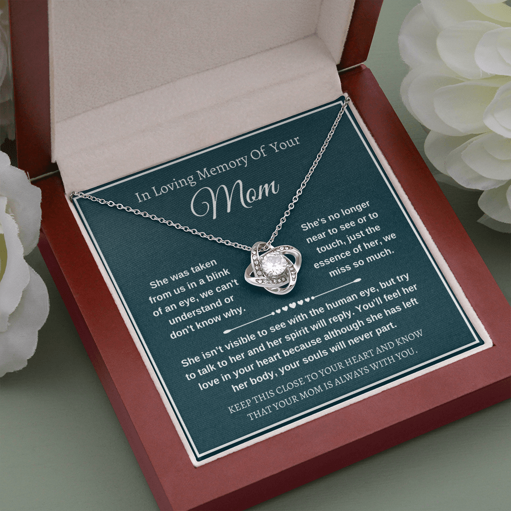 Memorial gift - Keep this close to your heart and know that your mom is always with you. - JWshinee