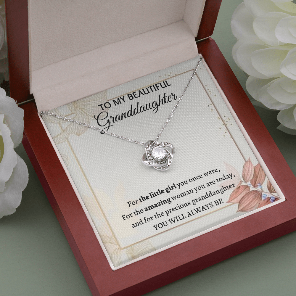 Gift for Granddaughter - For the precious granddaughter you will always be - JWshinee