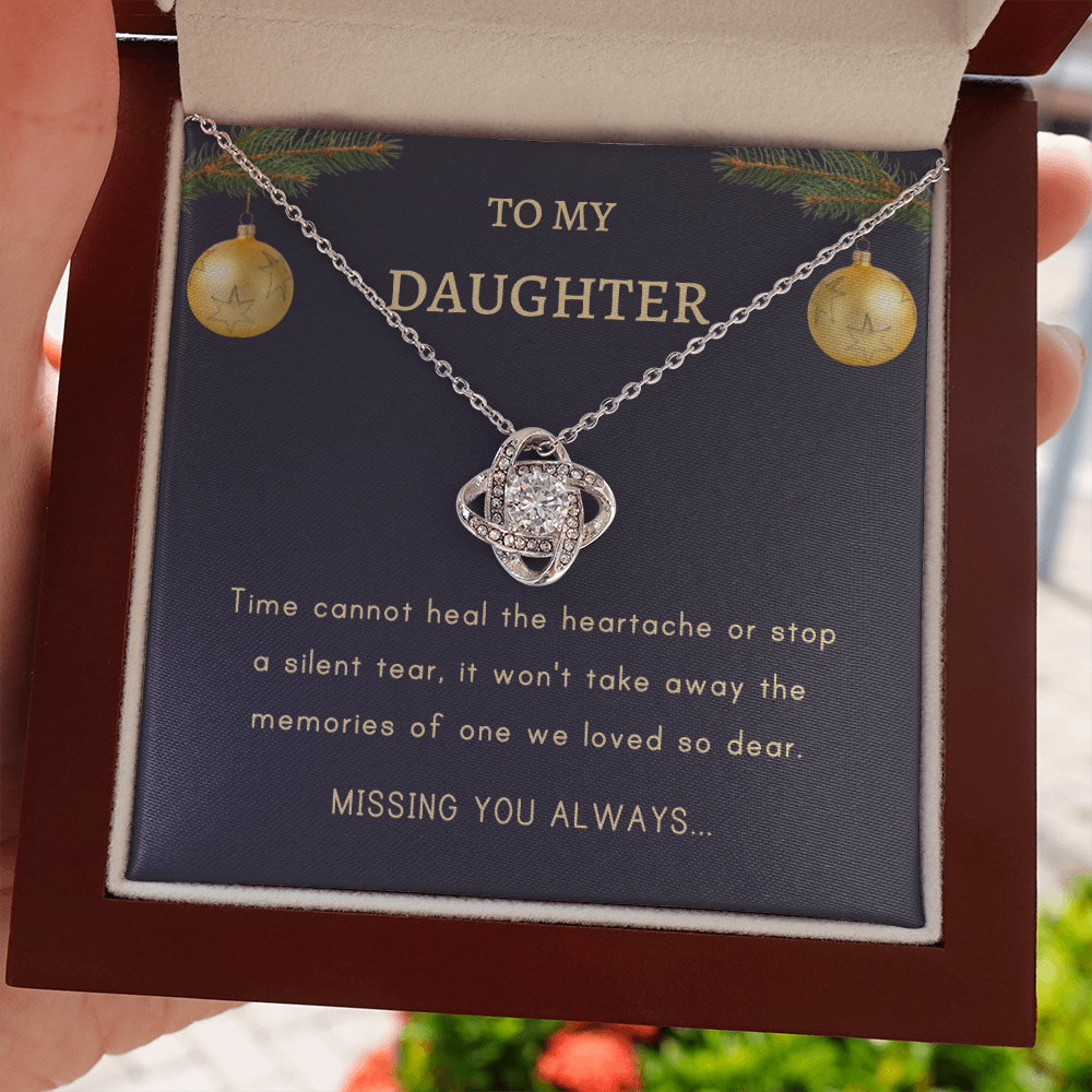 Christmas Gift to Daughter - Time cannot heal the heartache - JWshinee