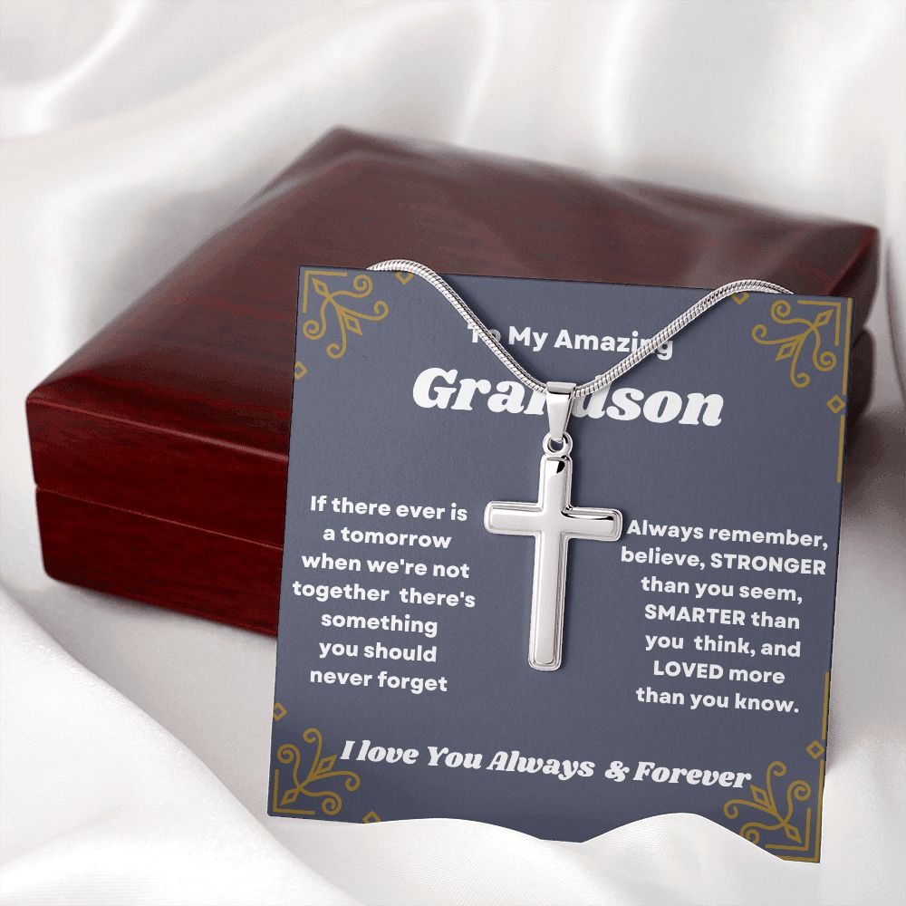 Gift Your Grandson a Meaningful and Lasting Memory with Grandma's Customized Necklace"
