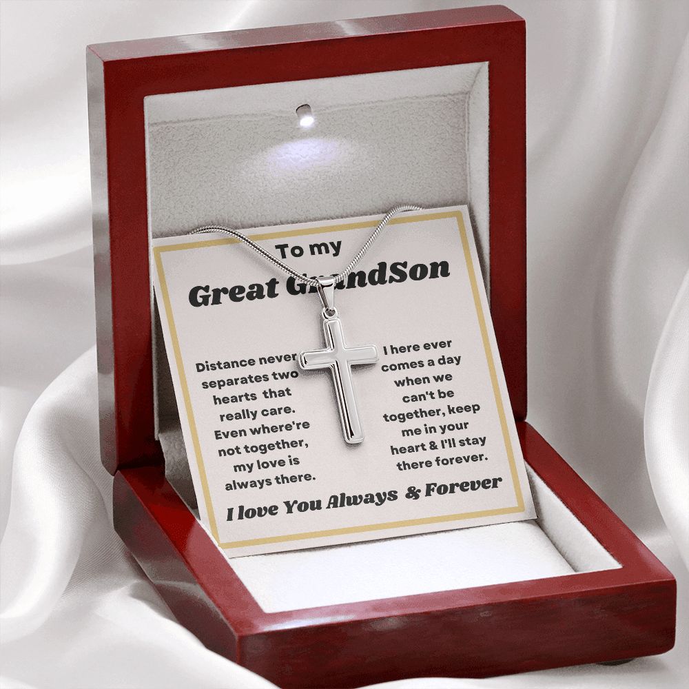 "Show Your Grandson Some Love this Christmas with a Customized Necklace Gift from Grandma"