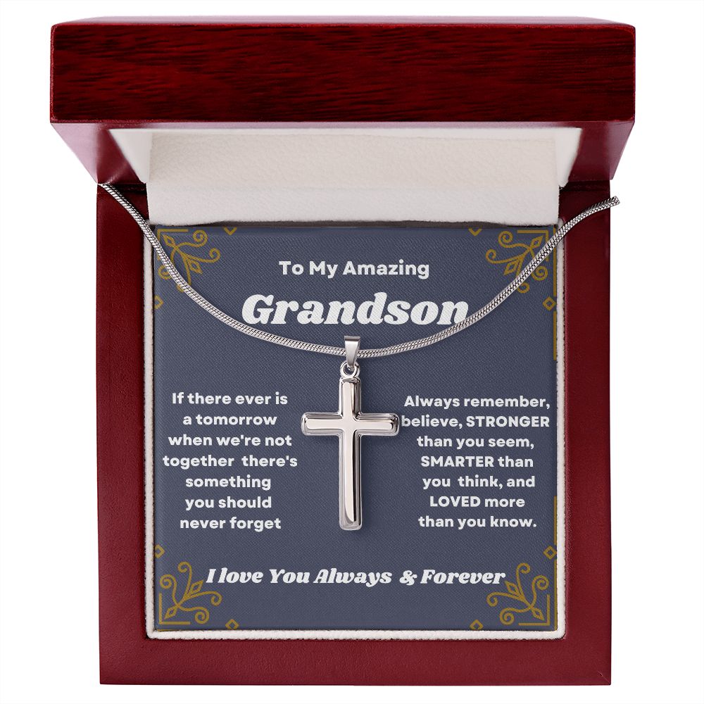Gift Your Grandson a Meaningful and Lasting Memory with Grandma's Customized Necklace"