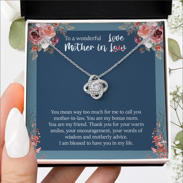 To My Wonderful Mother In Law Necklace Gift to Mother in Law for Christmas Birthday Mother s Day