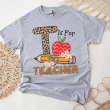 Load image into Gallery viewer, personalized teacher tshirt, teacher shirts, teacher shirts for women, kindergarten teacher shirts, preschool teacher shirts, 2nd grade teacher shirts, teacher t shirts, teacher shirts women elementary school, prek teacher shirts, 1st grade teacher shirts, custom teacher tshirt, tshirt teacher
