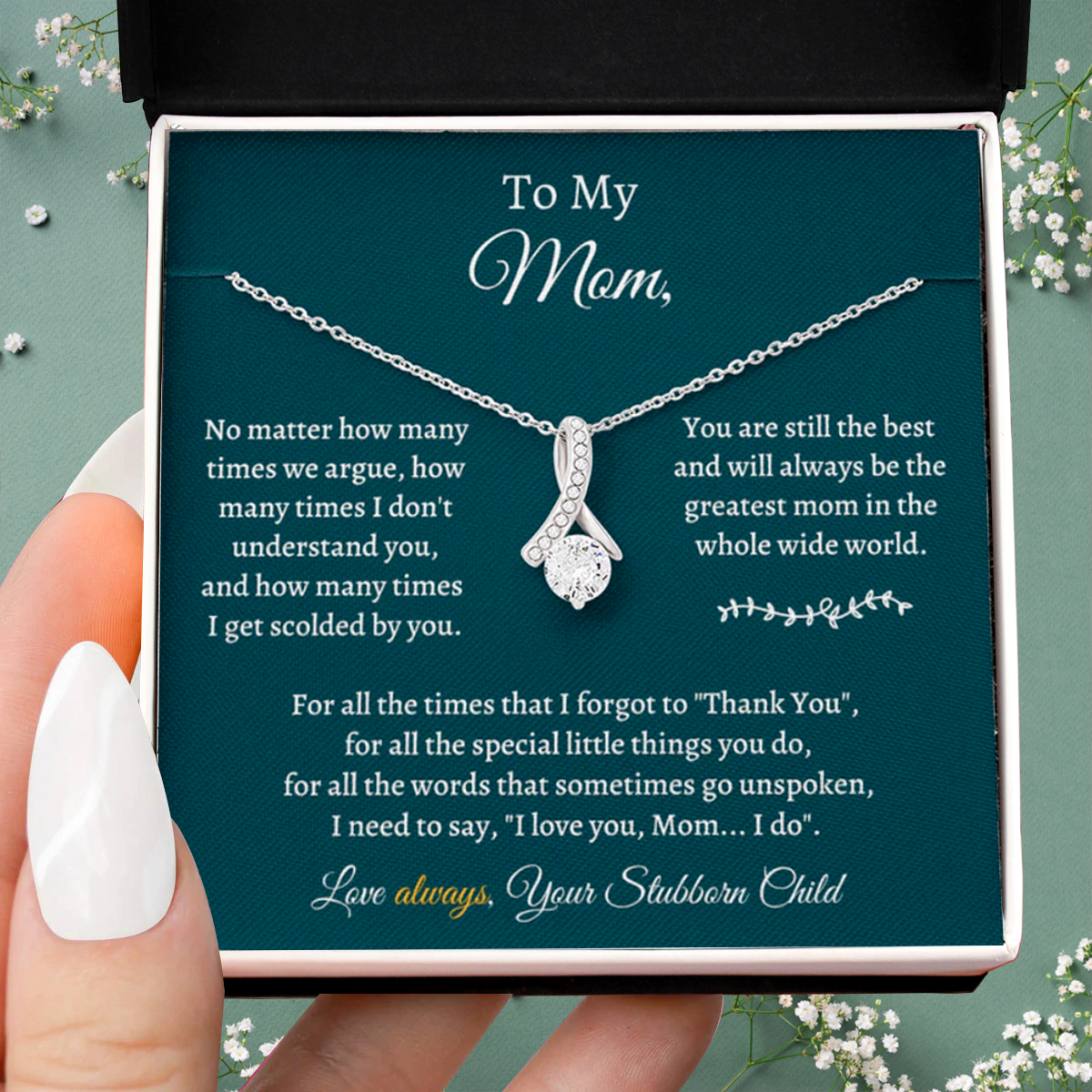 Gift for Mom- I need to say I love you Mom - JWshinee