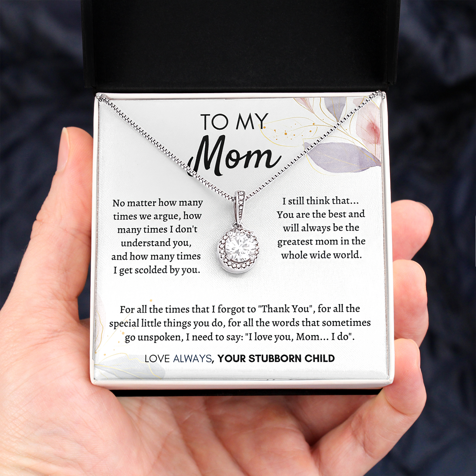 Gift for mother - Thank You for all the special little things you do - JWshinee