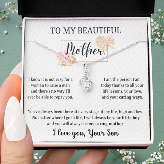 Gift for mom- You will be always be my caring mother - JWshinee