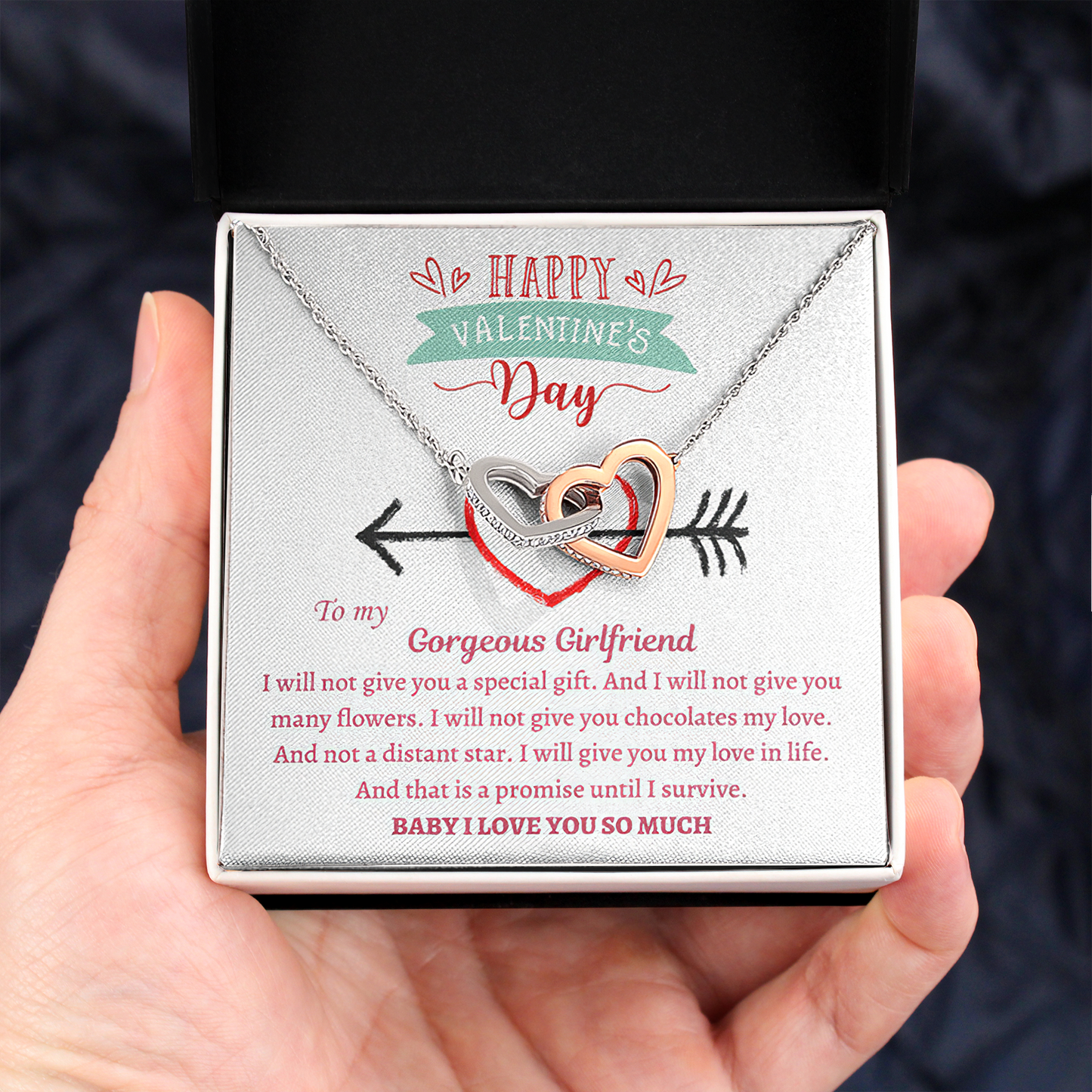 Valentine's Gift for Girlfriend - Baby I love you so much - JWshinee