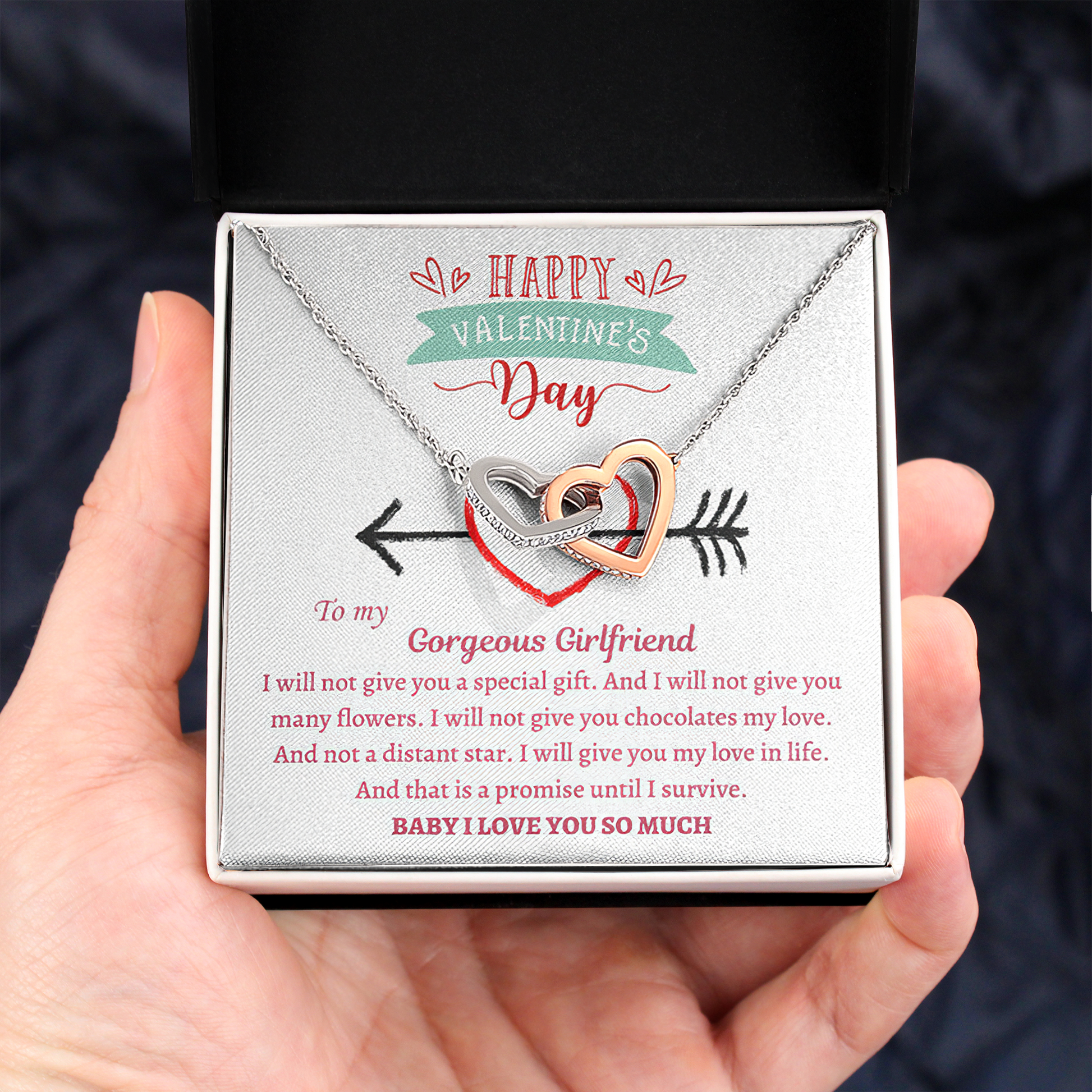 Valentine's Gift for Girlfriend - Baby I love you so much - JWshinee
