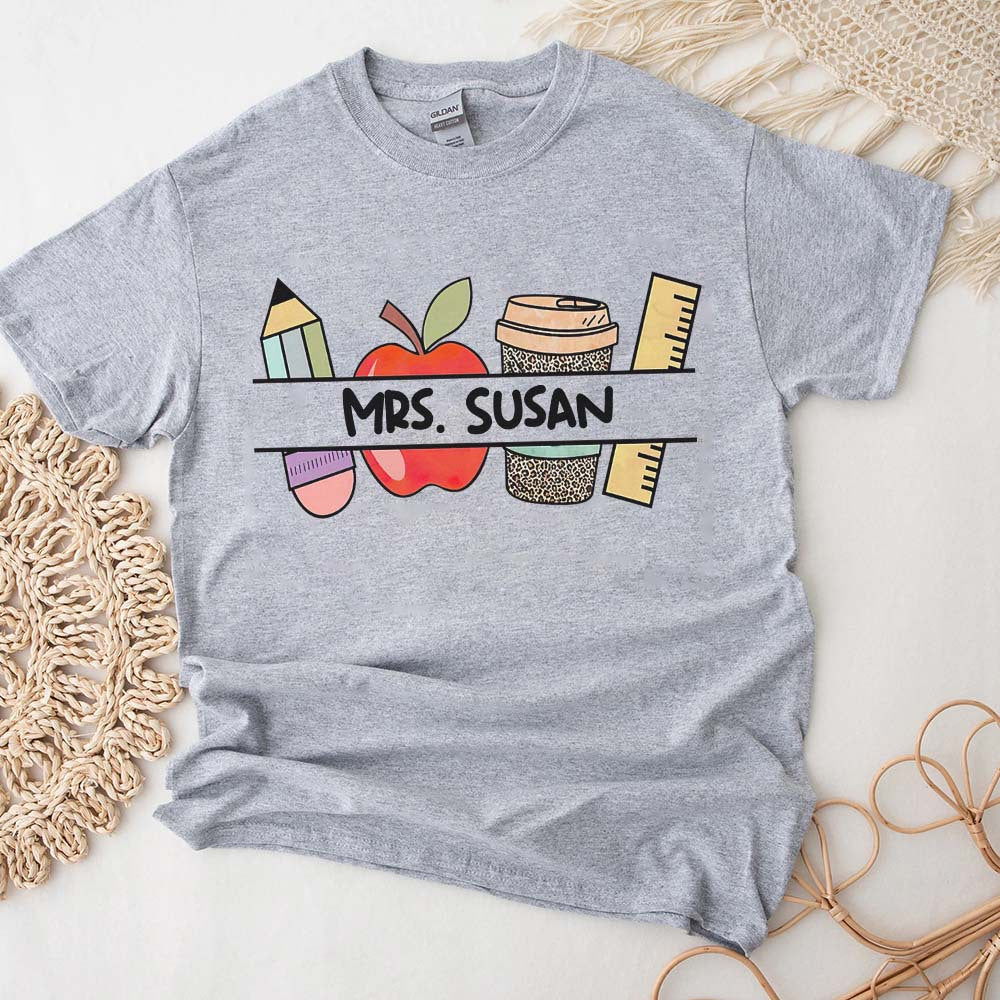personalized teacher tshirt, teacher shirts, teacher shirts for women, kindergarten teacher shirts, preschool teacher shirts, 2nd grade teacher shirts, teacher t shirts, teacher shirts women elementary school, prek teacher shirts, 1st grade teacher shirts, custom teacher tshirt, tshirt teacher