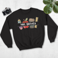 Load image into Gallery viewer, personalized teacher tshirt, teacher shirts, teacher shirts for women, kindergarten teacher shirts, preschool teacher shirts, 2nd grade teacher shirts, teacher t shirts, teacher shirts women elementary school, prek teacher shirts, 1st grade teacher shirts, custom teacher tshirt, tshirt teacher
