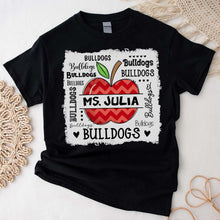 Load image into Gallery viewer, Personalized Teacher Shirt, Gifts for Teacher, Customize School Mascot, Cute Teacher Shirt, Back to School Tee
