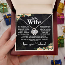 Load image into Gallery viewer, To My Wife Necklace Gift for Her on Anniversary, Birthday, Christmas, New Year &amp; more
