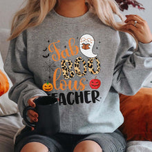 Load image into Gallery viewer, Halloween Faboolous Boo Teacher Shirt, Halloween Teach Shirt, Halloween Gift
