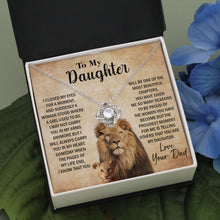 Load image into Gallery viewer, To My Daughter Necklace Gift for Daughter on Birthday, Graduation, Christmas &amp; more from Dad
