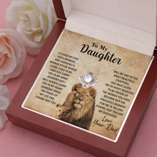 Load image into Gallery viewer, To My Daughter Necklace Gift for Daughter on Birthday, Graduation, Christmas &amp; more from Dad
